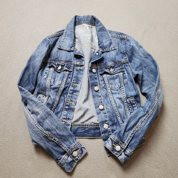 Aritzia Talula Women’s XSmall Denim Jean Jacket XS Extra Small - Picture 5 of 12